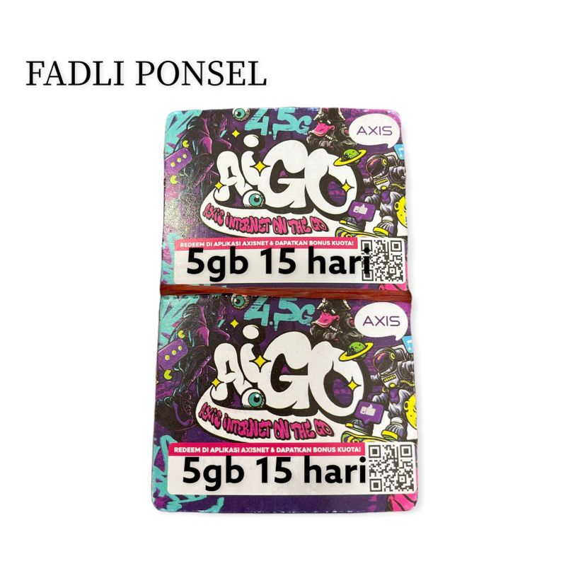 Axis 2gb 5h axis 2gb 3h axis 5gb 15h