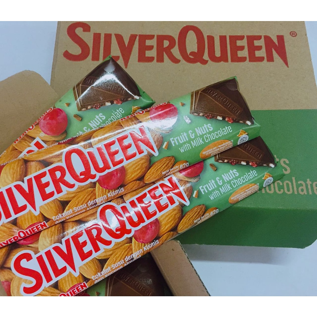 Cokelat SilverQueen Milk Chocolate 62 gram - Varian Rasa