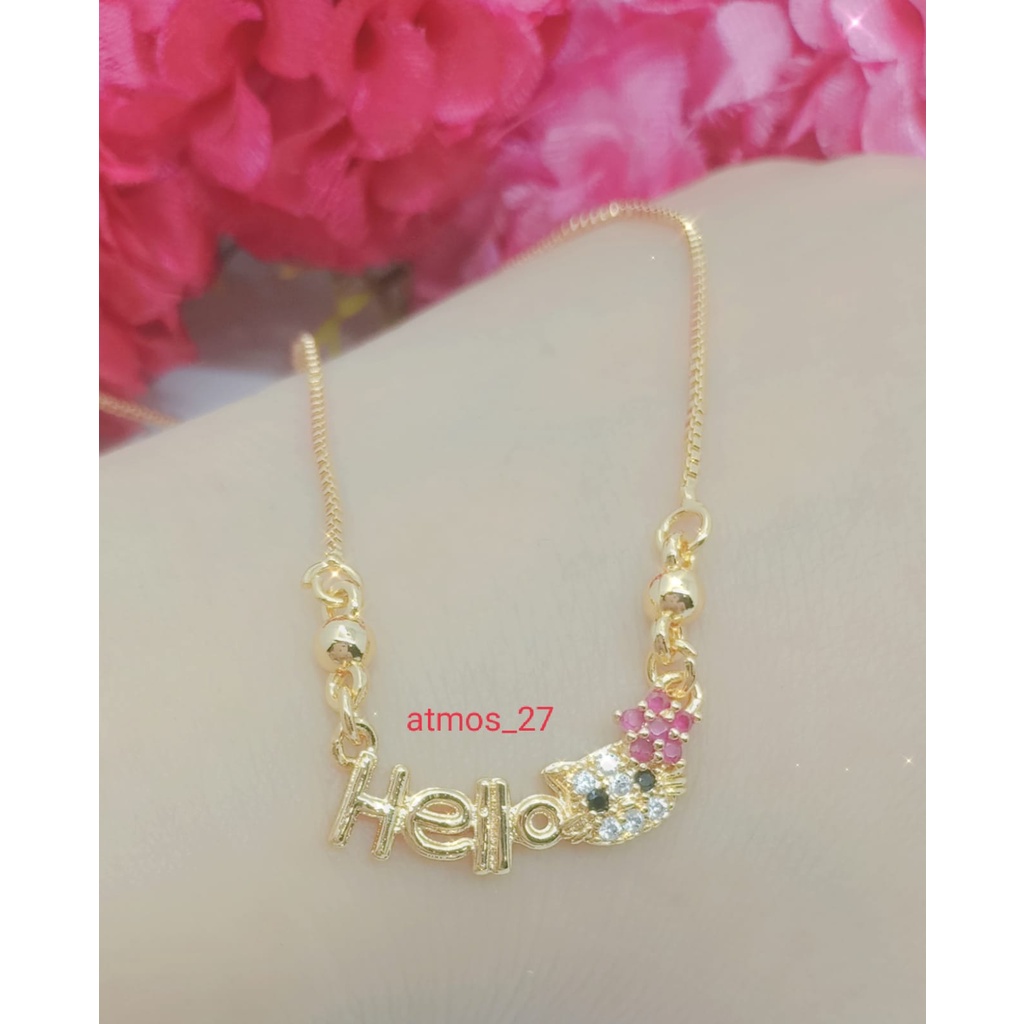 (COD/BISA BAYAR DITEMPAT) Kalung anak HalloKity