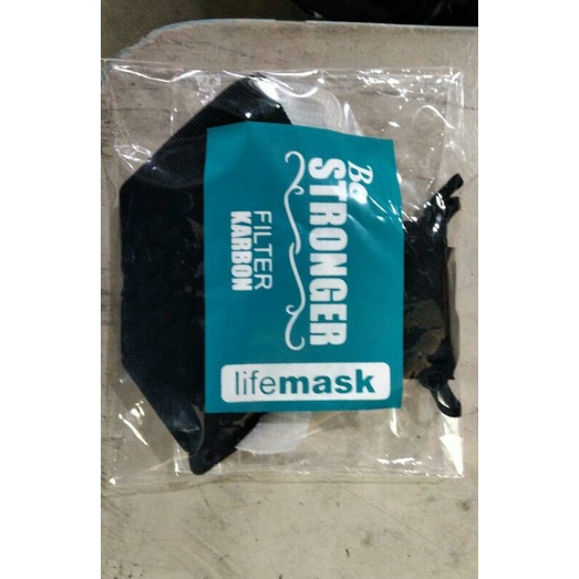 Masker Be Stronger Lifemask Motif Keren Variasi Logo TNI Polri