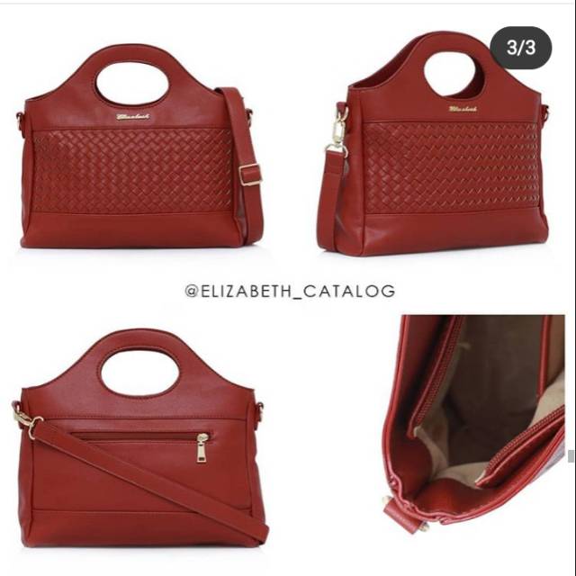 Tas wanita Elizabeth ready stok ya , warna bata orange, new arrival ya guys