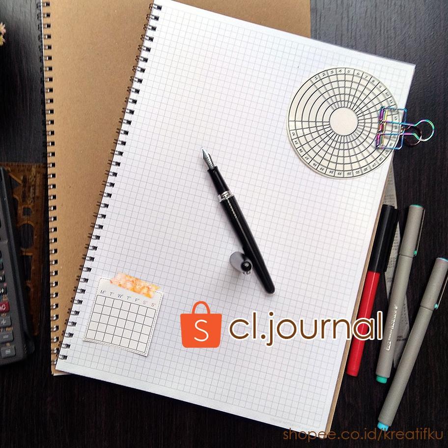 

CALBK7564 Notebook / Sketchbook Spiral Dotted | Graph | Lined A4