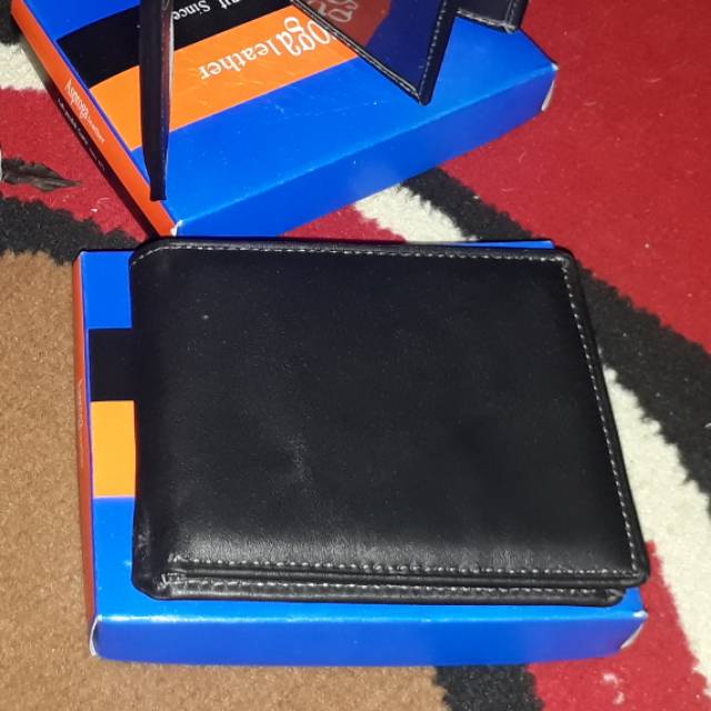 Dompet kulit hitam garut