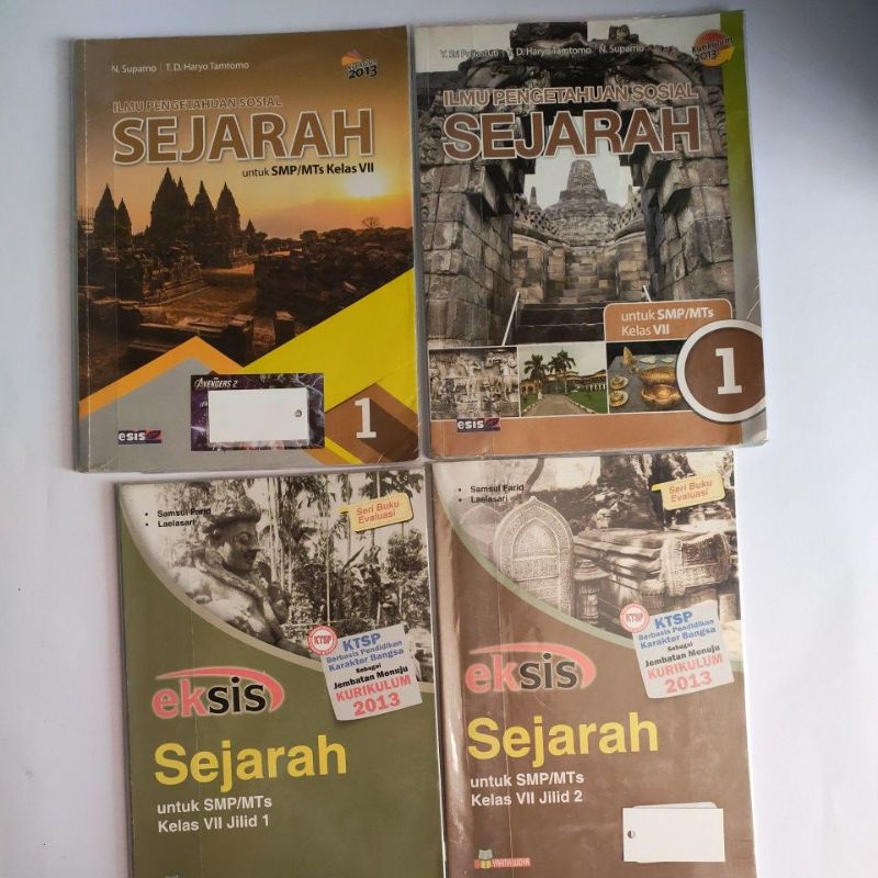 (preloved) IPS SEJARAH QUADRA ESIS KLS 1 2 3 SMP