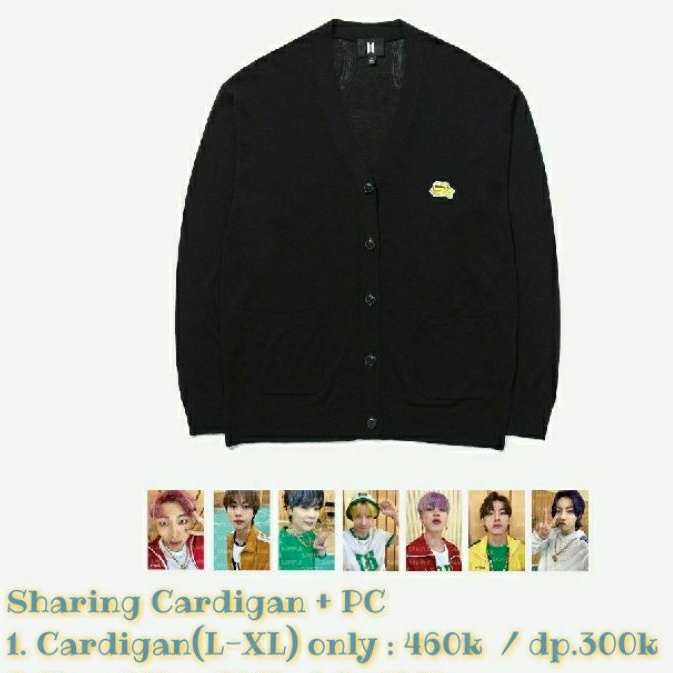 SHARING *BTS CARDIGAN BUTTER