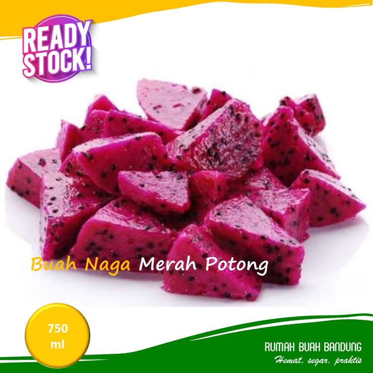 Buah Naga Merah Potong Segar (Dipotong Mendadak)