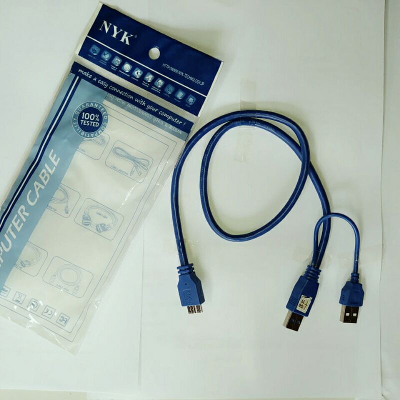 Jual Kabel Hardisk External Nyk Usb Micro B Cabang Usb Cm Shopee Indonesia