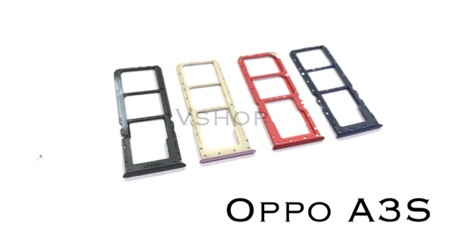 Simtray Simlock Tempat Simcard Oppo A3S CPH1803