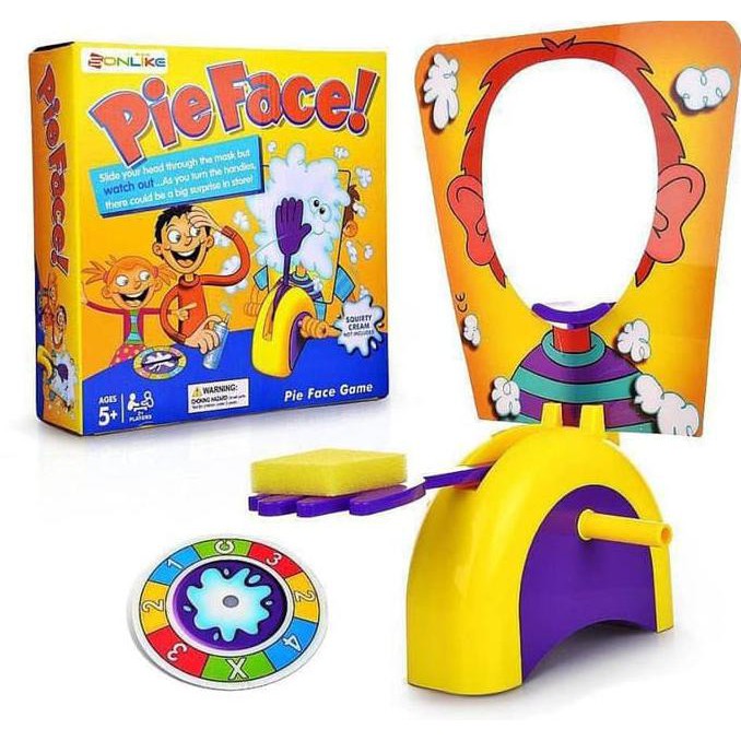 Mainan Edukasi Anak Keluarga Laki Perempuan Dewasa Pie Face Game Lucu