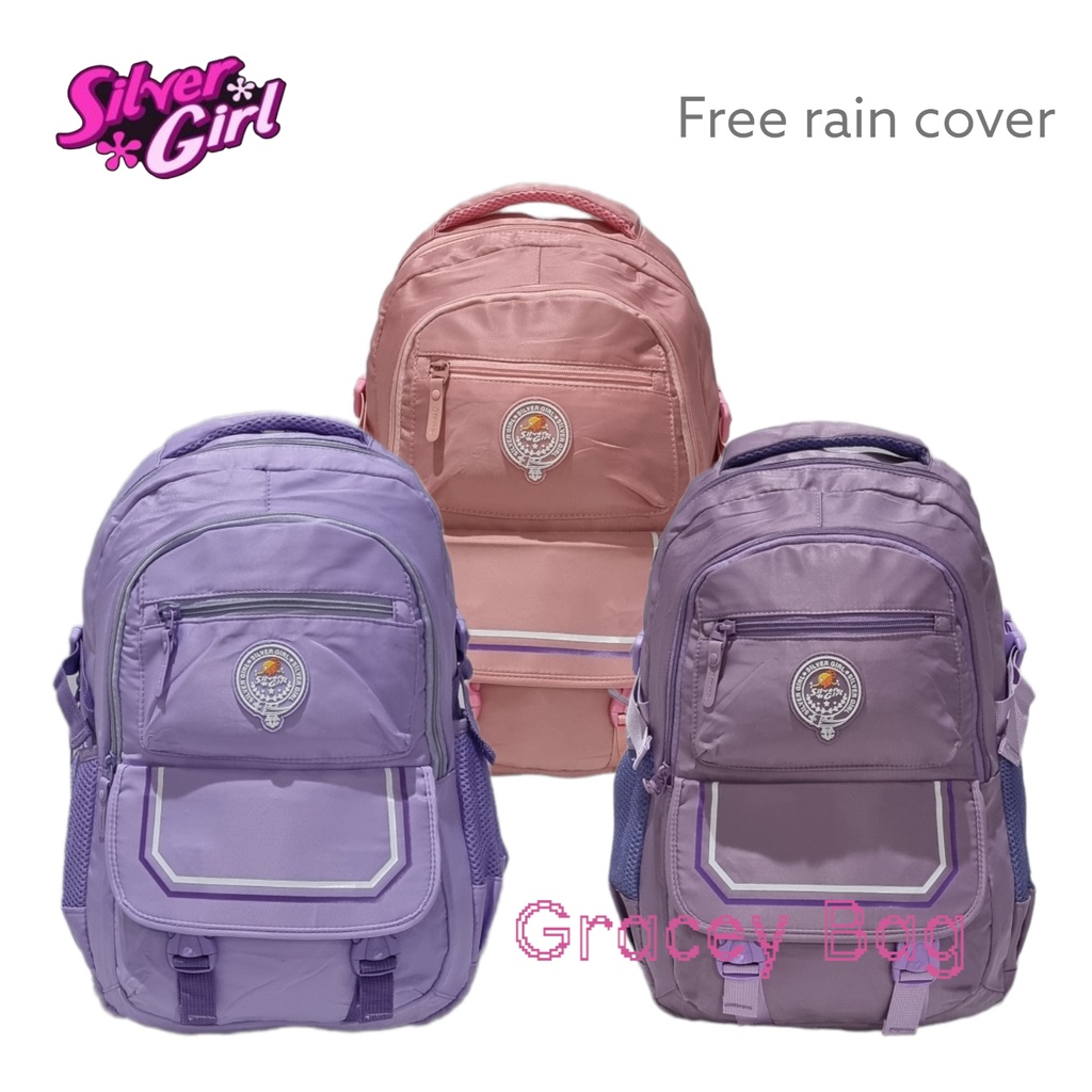 GB-70314E/70514E Tas Ransel Sekolah Anak Perempuan / Remaja Silvergirl