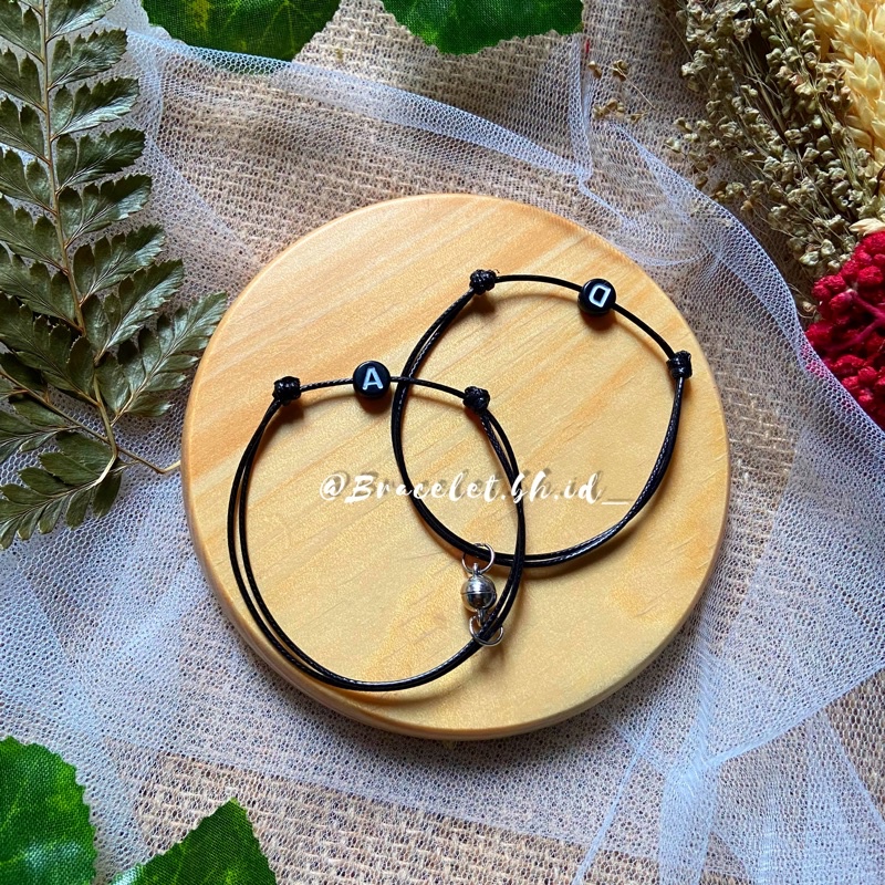 Gelang Magnet||Magnet| GelangMagnetHuruf| gelangtalihitam