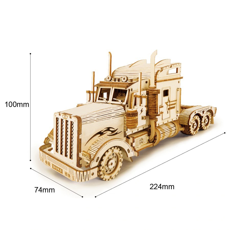 ROLIFE Robotime Heavy Truck Mc502 -1:40 Scale Truck Model Hobby Toy Collection