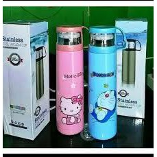 TERMOS AIR PANAS TERMOS KARAKTER TUTUP GELAS BOTOL MINUM STAINLESS ANAK 500 ML