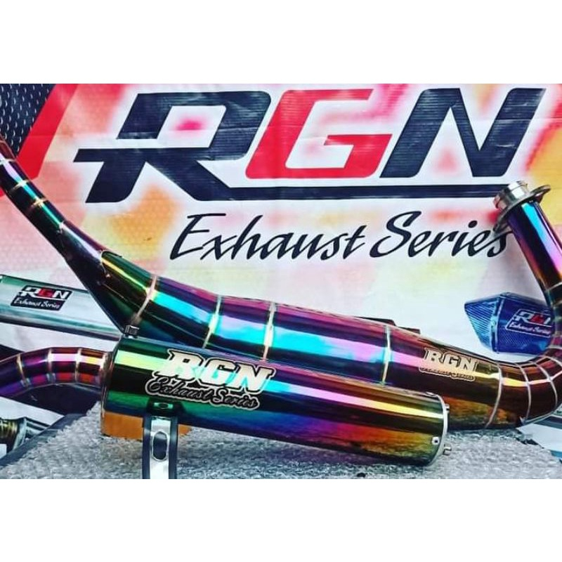 ORIGINAL KNALPOT RGN EXHAUSE SERIES, KOLONG REPSOL PELANGI SUARA GARING KMRINCING_knalpot rx king_kn