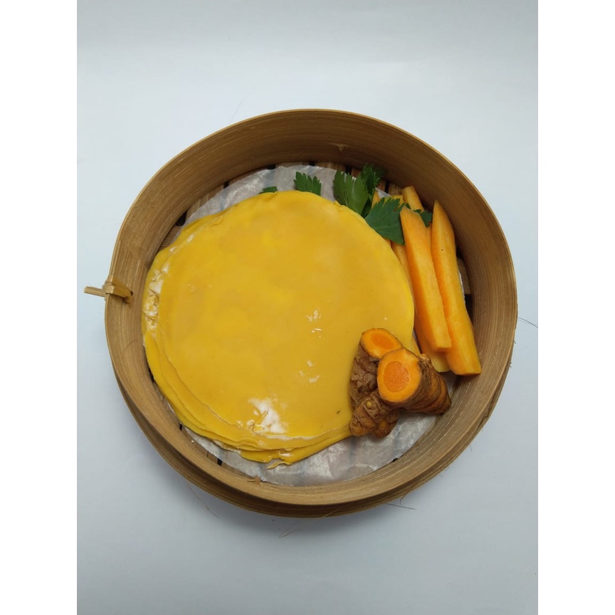 

Kulit Dimsum Kuning Dengan Kunyit