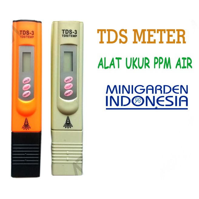 Alat ukur TDS meter digital AU003 untuk hidroponik laboratorium praktikum