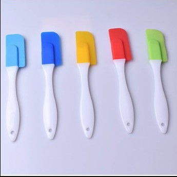 Spatula Silikon Tahan Panas / Spatula Silicone Alat Anti Lengket / Sutil Sodet Pengaduk Adonan / Bahan Food Grade Ukuran Kecil / Spatula Silicone Scraper Multifungsi