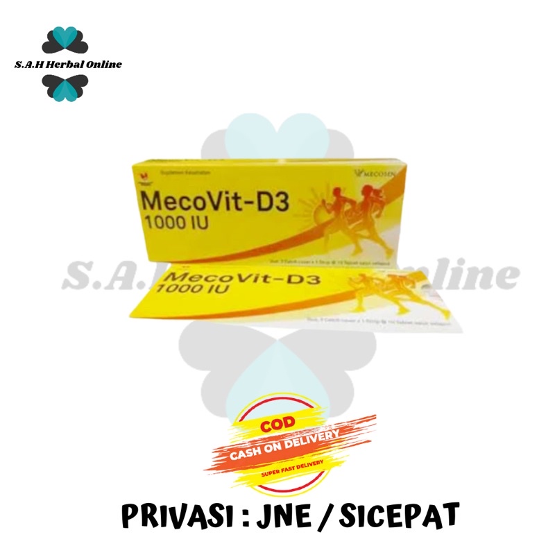 Mecovit-D3 1000IU 10 Tablet