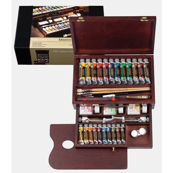 

Rembrandt Oil Colour Wooden Box Master