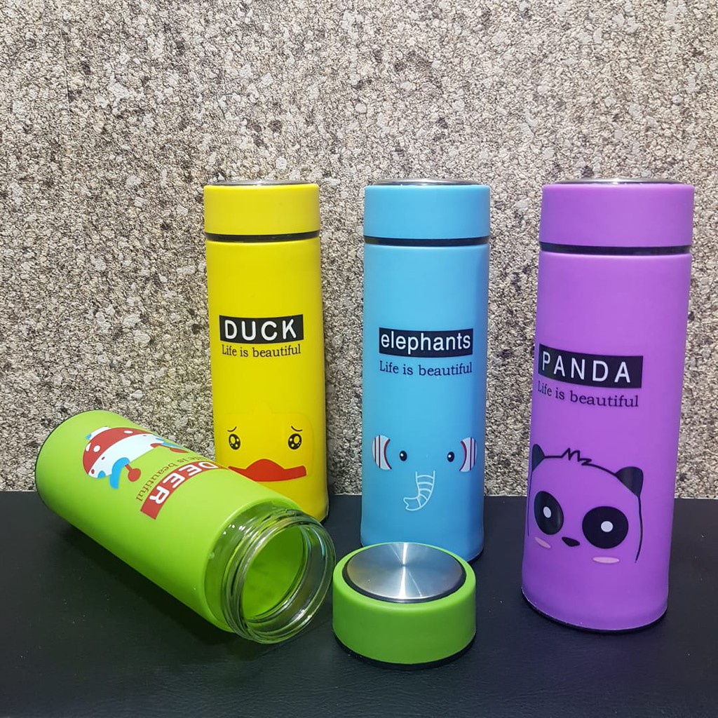 `ღ´ PHINKL `ღ´ ᗩᑕᑕEᔕOᖇIᔕ botol minum karakter anak souvenir ultah nikah wedding