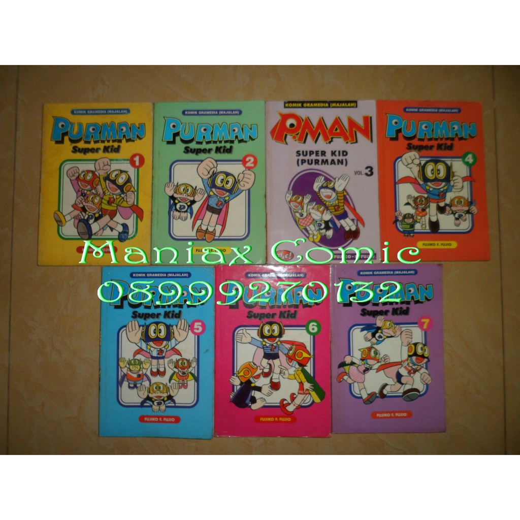 Komik Purman 1-7 Tamat ( Cetakan Pertama RARE )