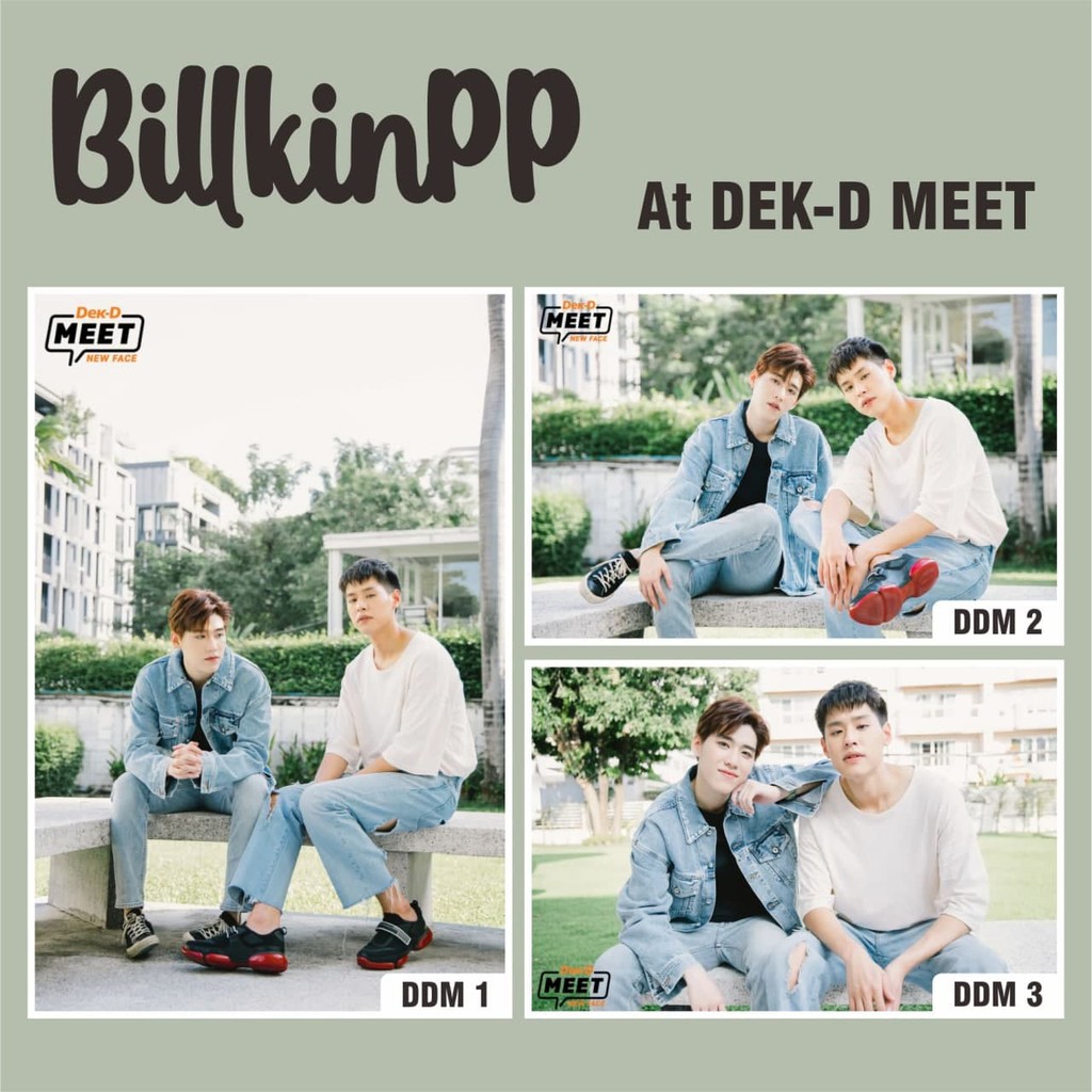 POSTER THAILAND BILLKINPP AT DEK-D MEET BILLKIN PUTTHIPONG PP KRIT