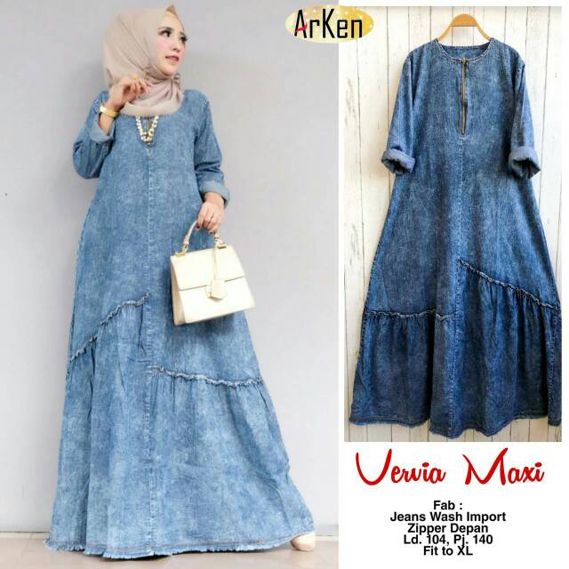 VERVIA MAXY FAB JEANS WASH IMPORT ORI BY ARKEN