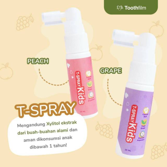 T-Spray Kids Mouth Spray / tspray / toothfilm tooth spray / pelindung gusi dan gigi anak