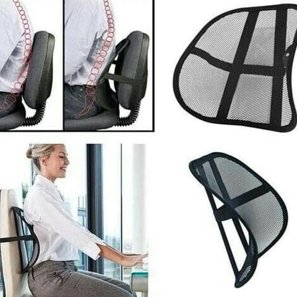 Sandaran Penyangga Punggung Kursi Jok Mobil Pijat - Mesh Back Support