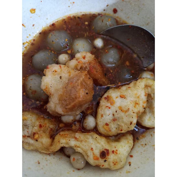

Baso Aci khas Garut (isian daging ayam)