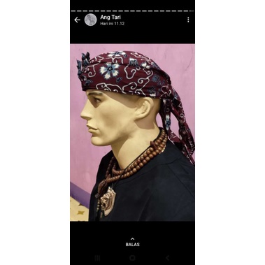 iket sunda batik blangkon sunda totopong