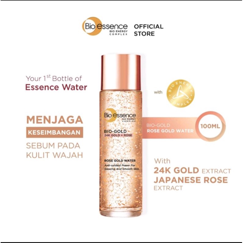 Bio Essence Bio-Gold Rose Gold Water 100 ml