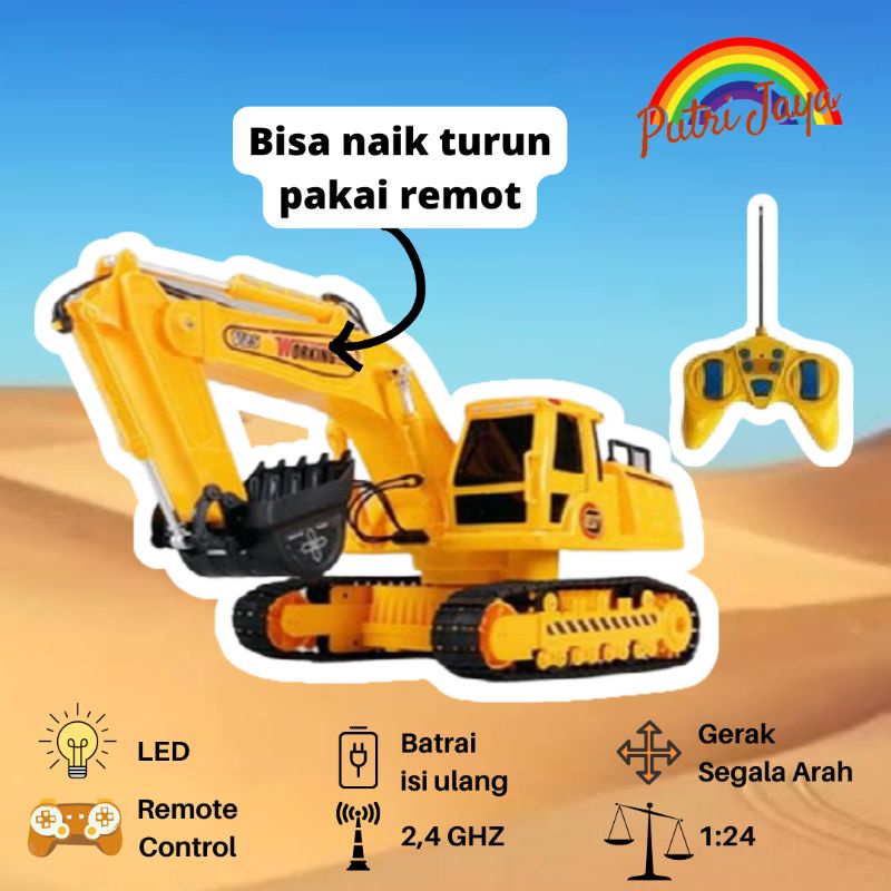 RC Remote Control Digger Excavator / Beko Remot Digger / Mobil Remot Digger