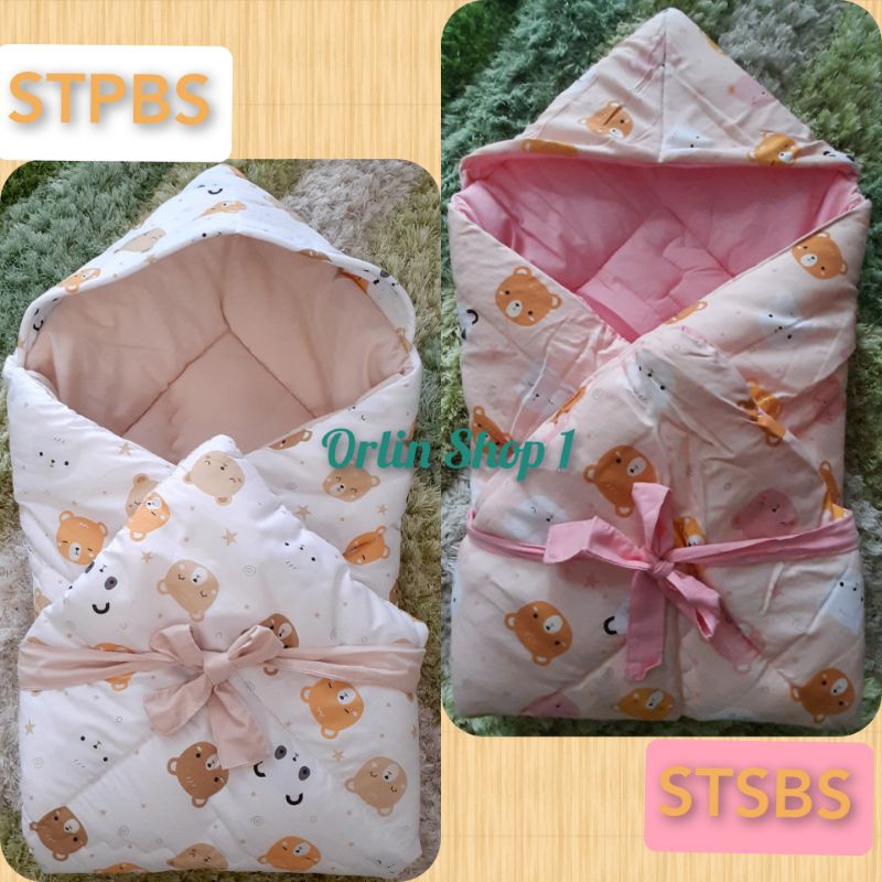 Selimut topi bayi / Hoodie blanket baby / selimut bayi / bedcover baby