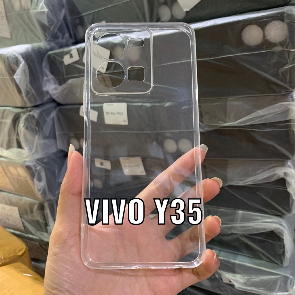 C/C- CASE COVER CASING VIVO  Y22, Y22S, Y16, Y35 2022  softcase Bening Transparan Ultra clear Silikon Protect kamera
