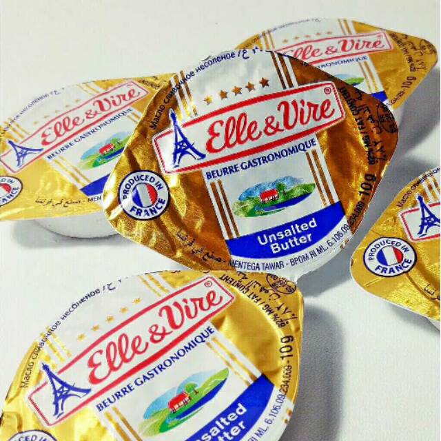 

Elle&Vire Unsalted Butter 10gx10 minicup MPASI