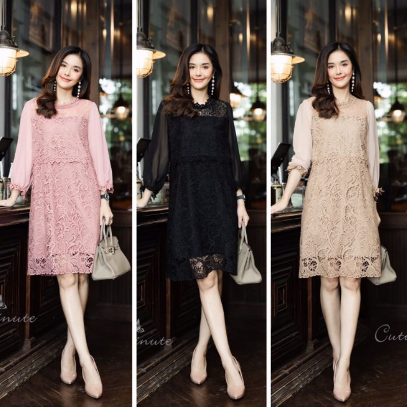 NEW DRESS RENDA CUTIE MINUTE