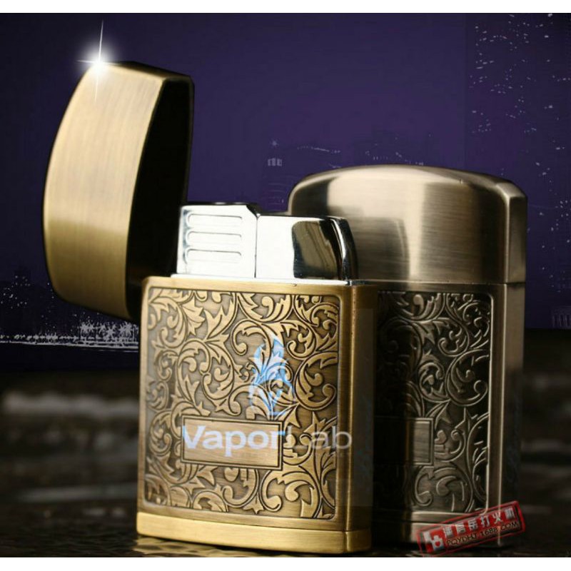 mancis korek api bara gas isi ulang BROAD torch lighter BD256-1 unik