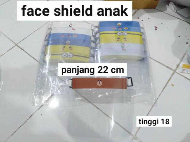 FACE SHIELD/PELINDUNG WAJAH/PELINDUNG MUKA ANAK DAN DEWASA