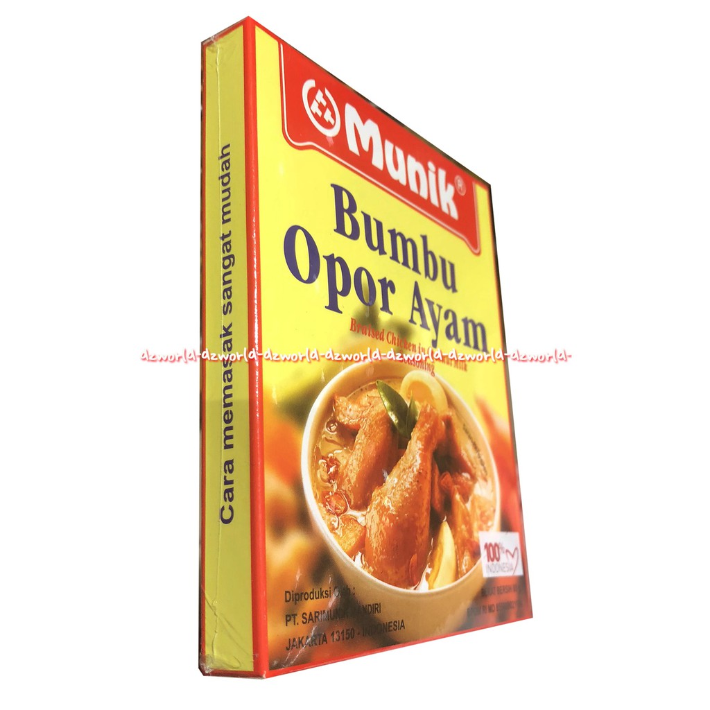 Munik Bumbu Opor Ayam Braised Chicken in Coconut Milk Bumbu Instan 65gr