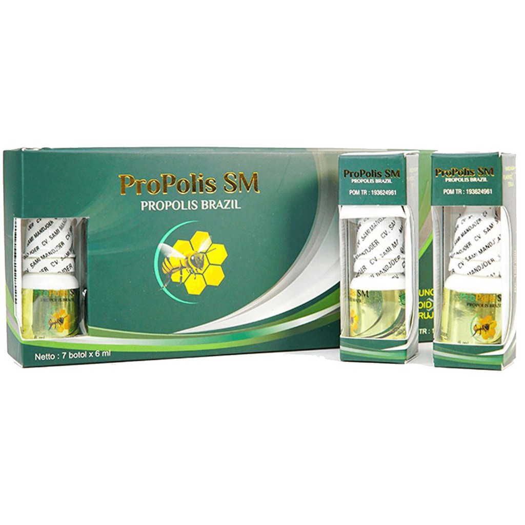 PROPOLIS SM Kemasan BARU Dari Walatra Propolis Brazil 100% Asli With Nano Teknology