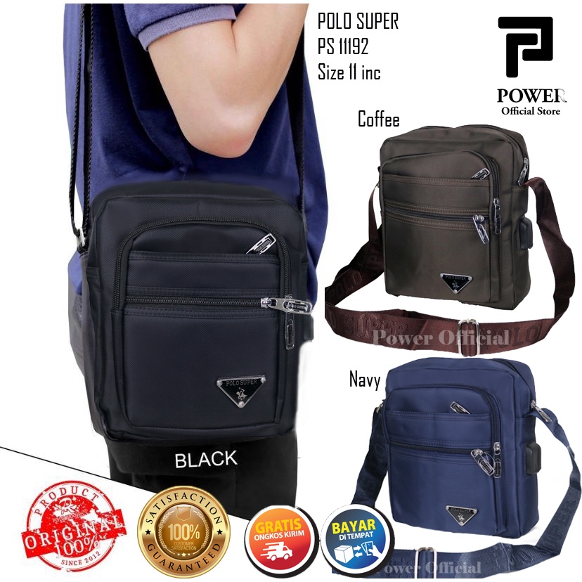 Polo Super 993 Tas Selempang Pria Sling bag Import Polo Original Tas Slempang Cowok Trendy Casual