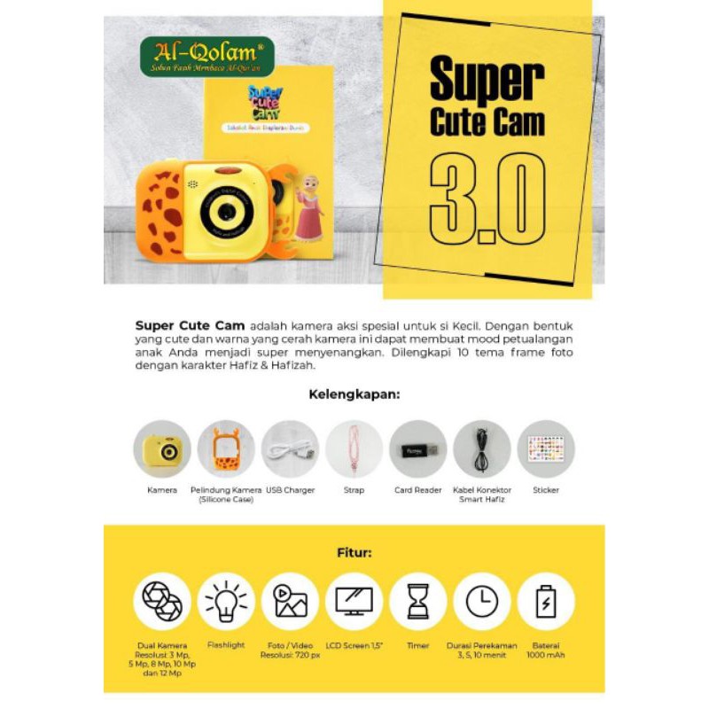 Prelove Super cute camera versi 3 Smart Hafiz bisa masuk