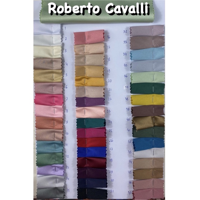 BAHAN KAIN ROBERTO CAVALI 1 ROLL  - GROSIR ROBERTO CAVALI ROLL - ROBERTO CAVALLI