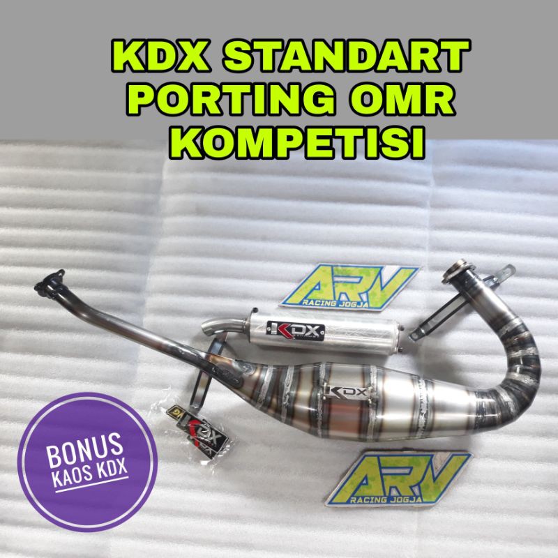 Knalpot KDX Ninja R SS Standar Porting Korekan Original Jogja