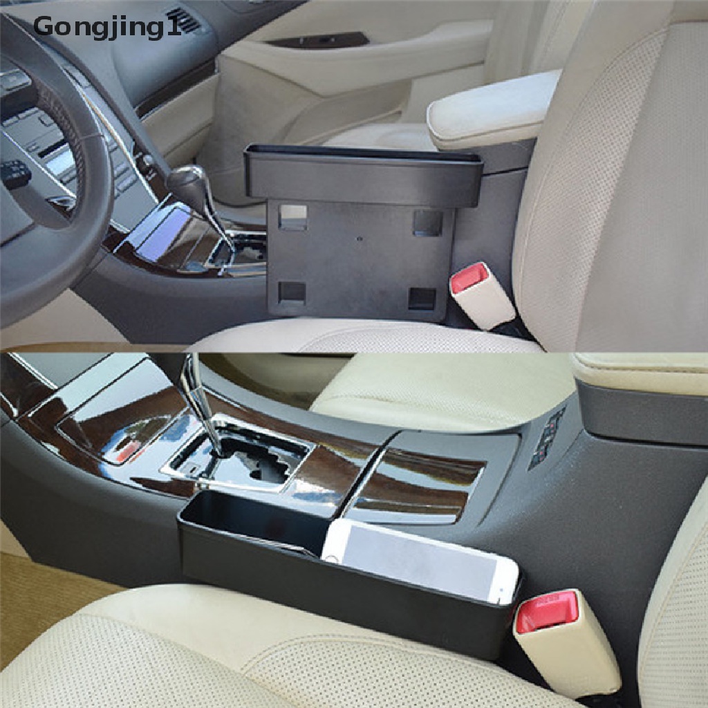 Gongjing1 Box Penyimpanan Organizer Koin Untuk Gap Jok Mobil