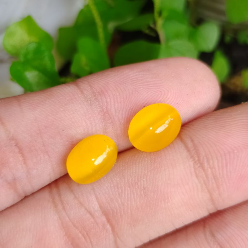 batu cat eye kuning bkn akik wulung ruby yakut safir cincin pria wanita black opal