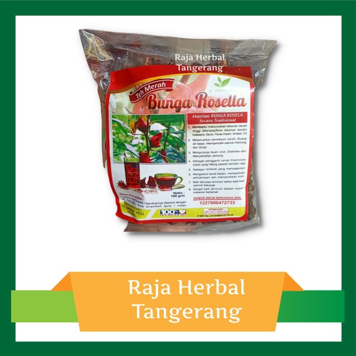 

Teh merah Bunga rosella , vitamin c , kanker, tumor 100gr
