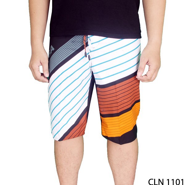 Celana Pantai Kasual Pia Polyester Putih – CLN 1101