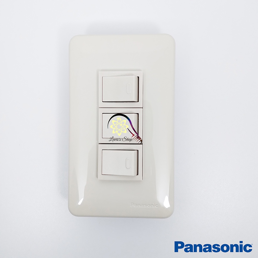 Saklar Triple Panasonic WNJ5001 Plat WNJ6803 Full Color